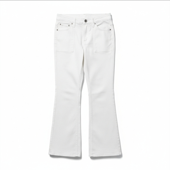 Maurices Denim - Maurice’s White Bootcut 6 Regular Denim Jeans Work Pants Flare